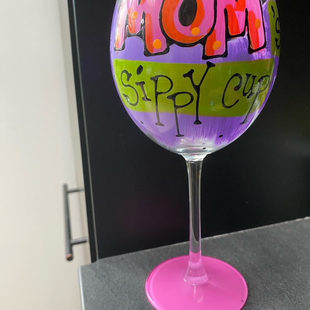 Mom's Sippy Cup Wine Glass-fun gift!!